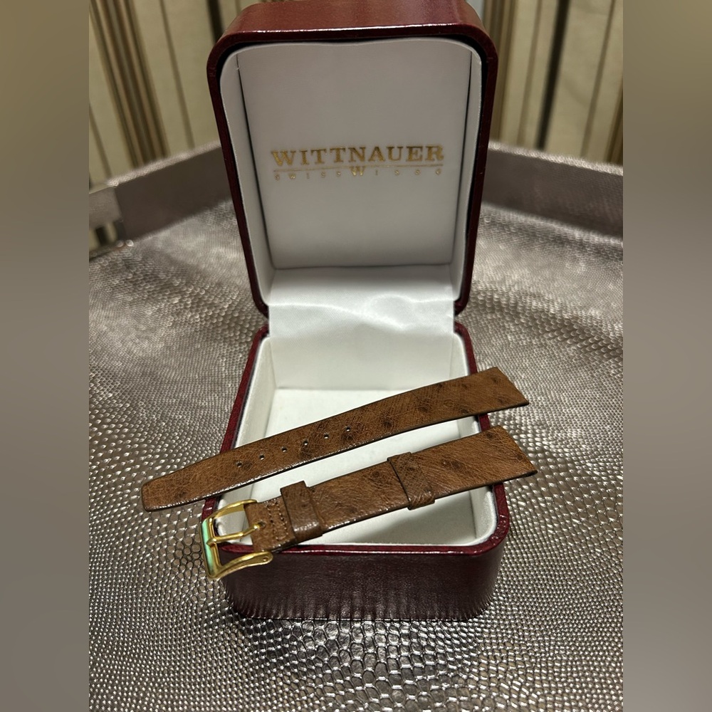 NWOT Genuine Emu leather watch strap